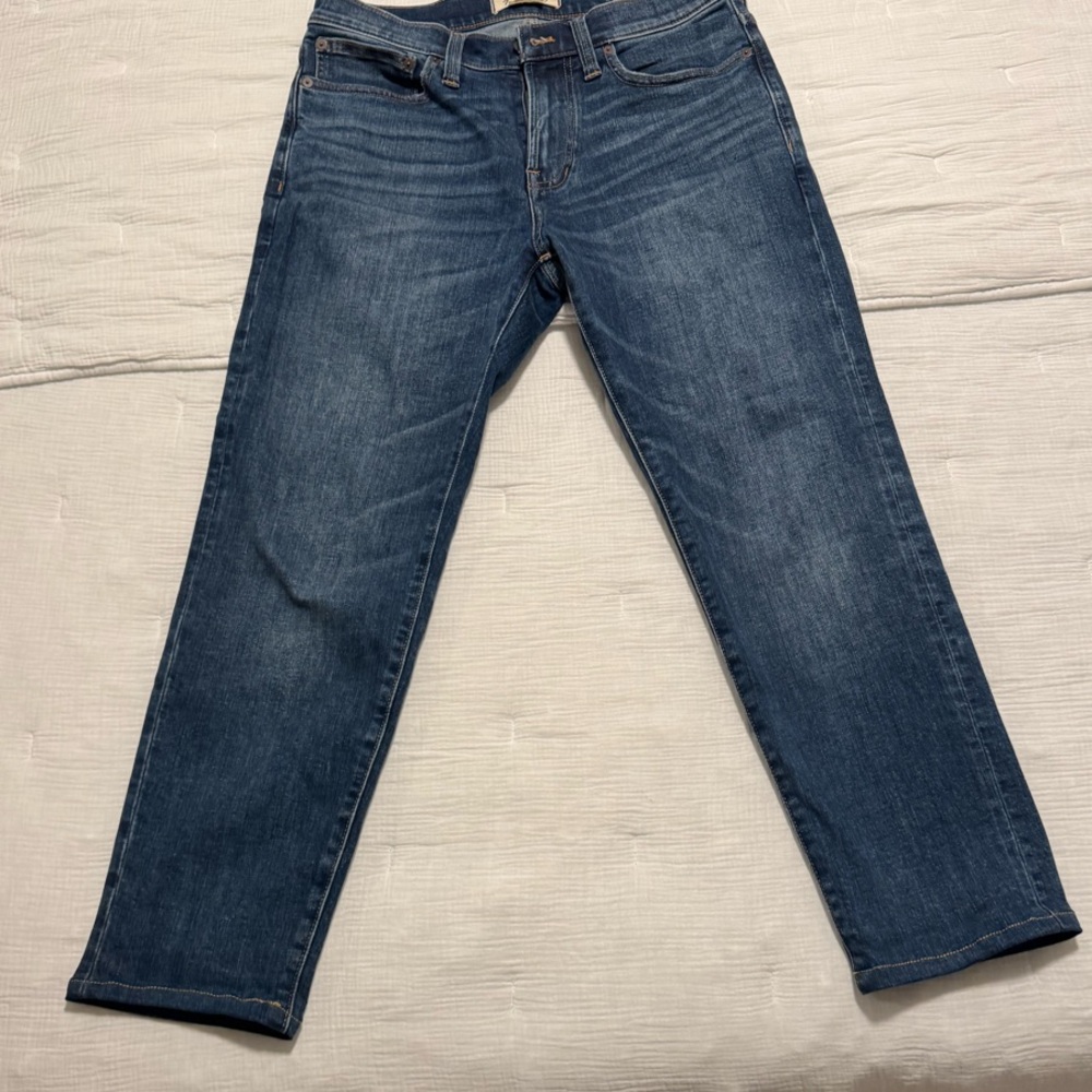 Relaxed Taper Madewell Blue Denim Jeans